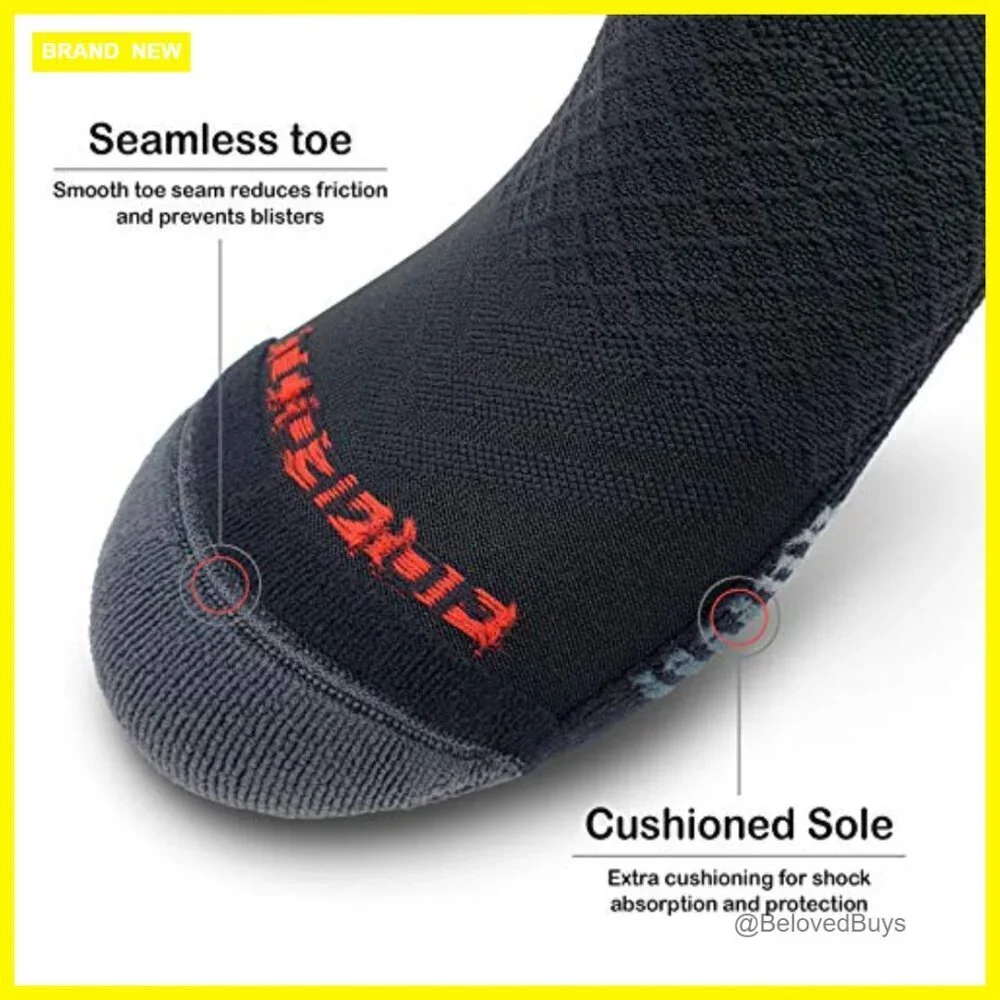 3-Pack Silky Dry Athletic Ankle Socks, Arch Support, Quick-Dry